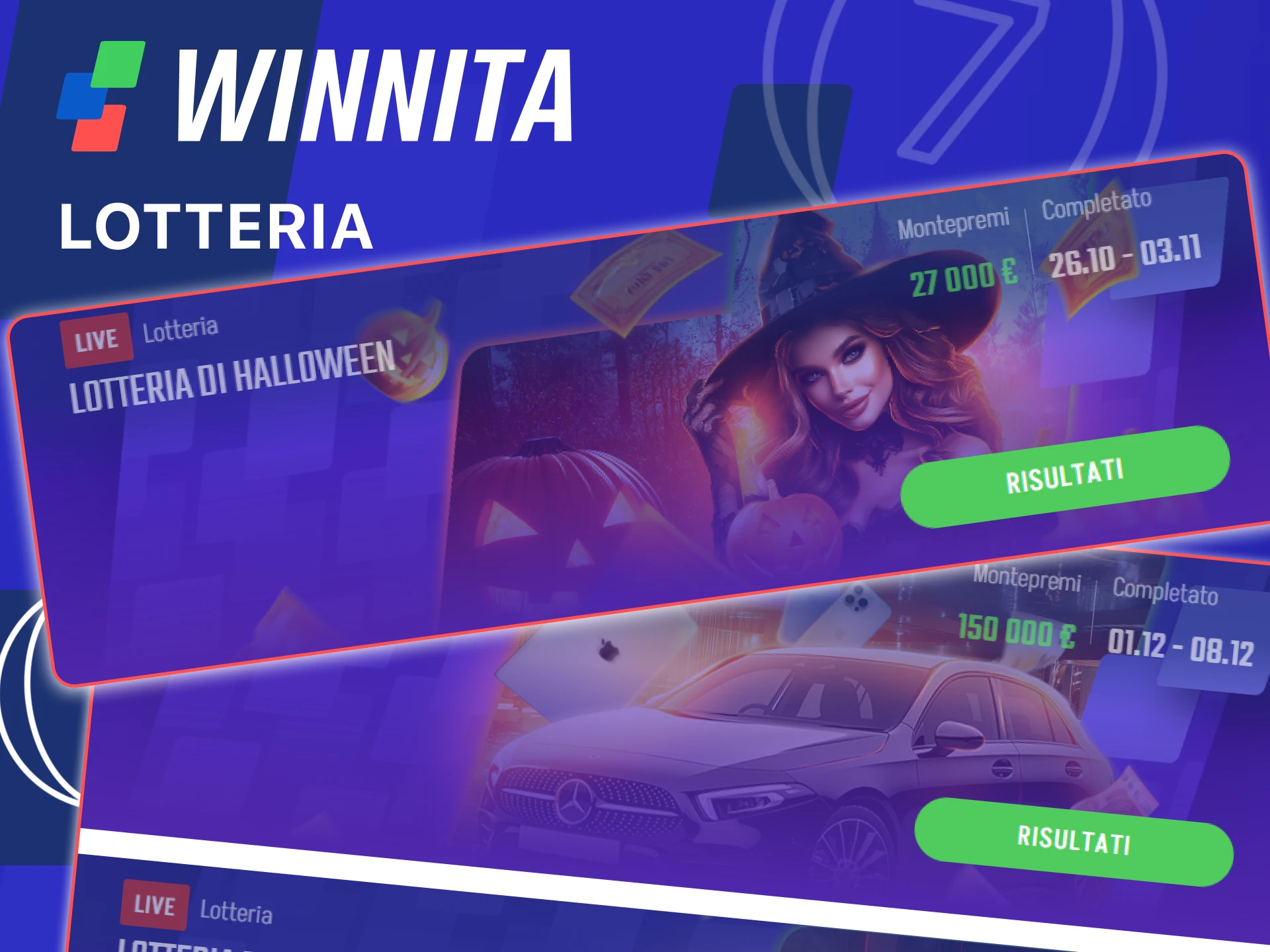 Gioca ai giochi della lotteria sulla piattaforma ufficiale Winnita Italia.
