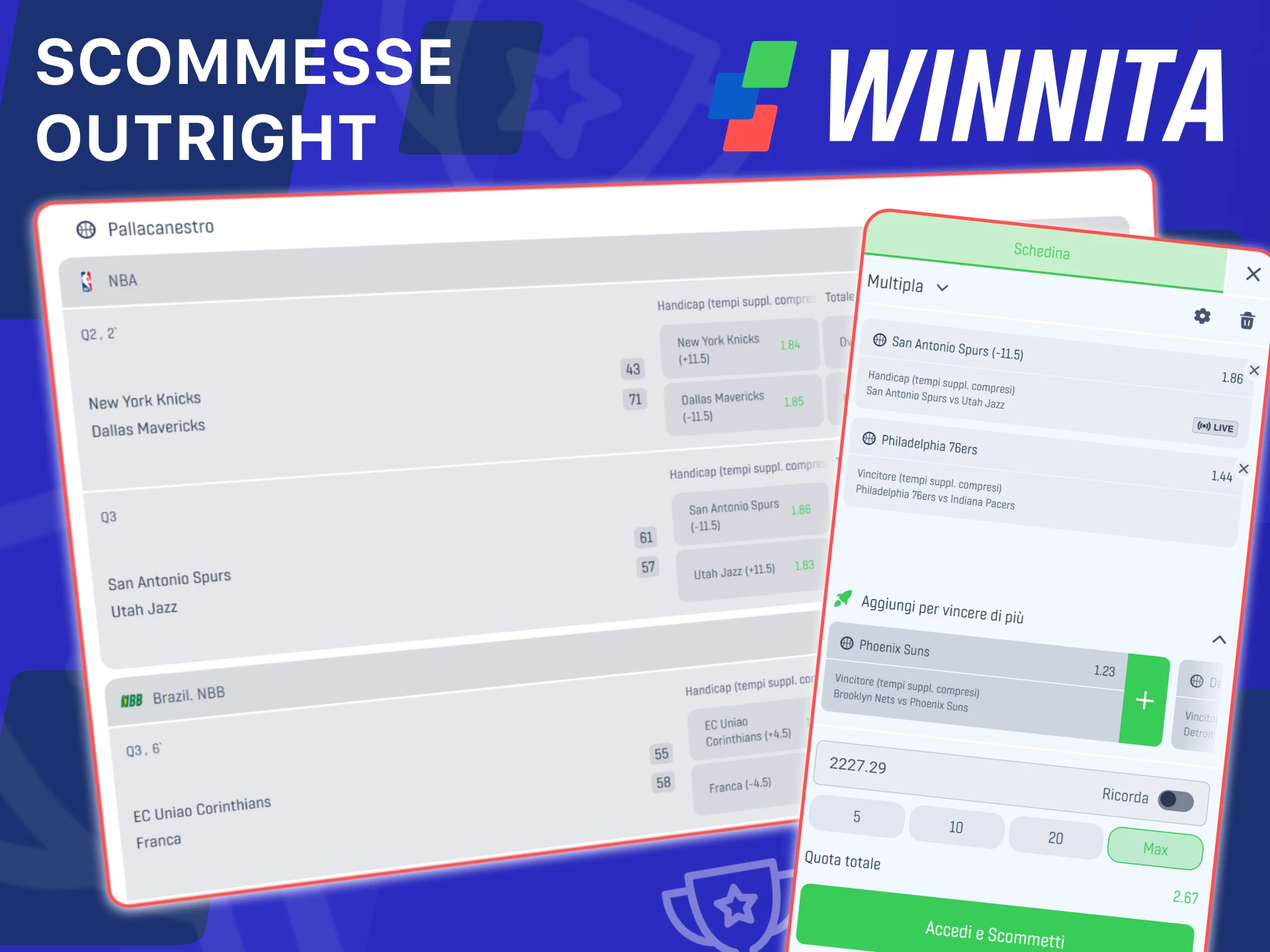 Impara le scommesse outright e le regole del dead heat sul sito Winnita.
